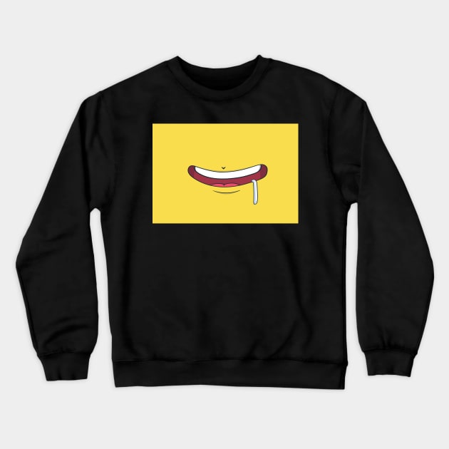 Drooling Mouth Crewneck Sweatshirt by PabloooDuarte